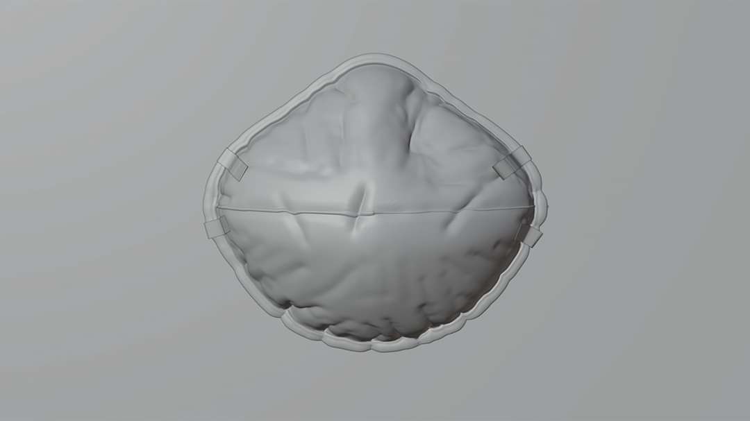 N95 Mask 3D model_1