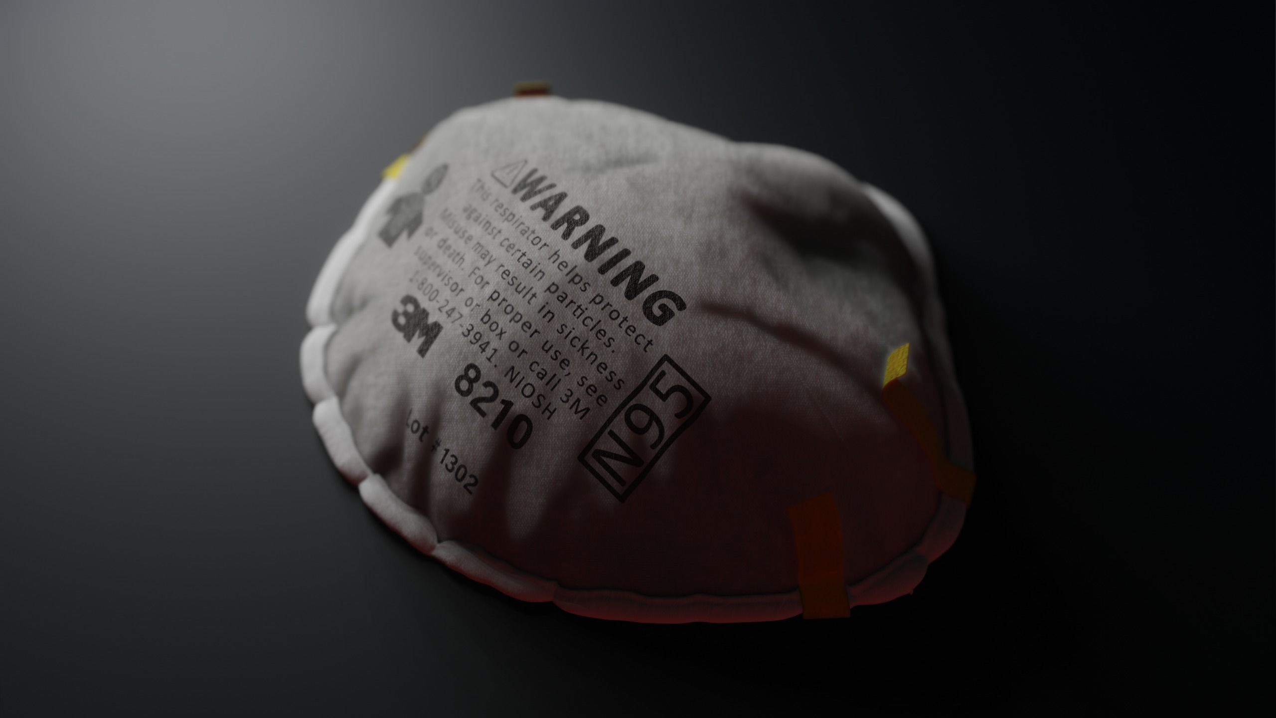 N95 Mask 3D model_5