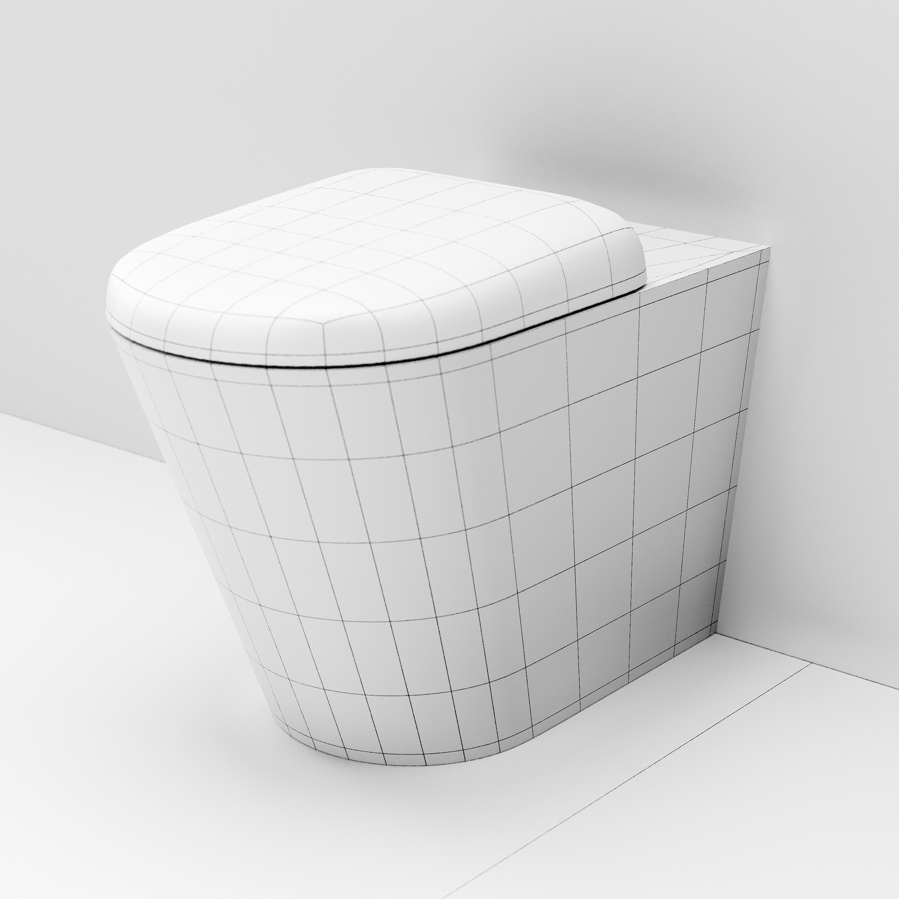 Stainless Steel WC 3D model_15