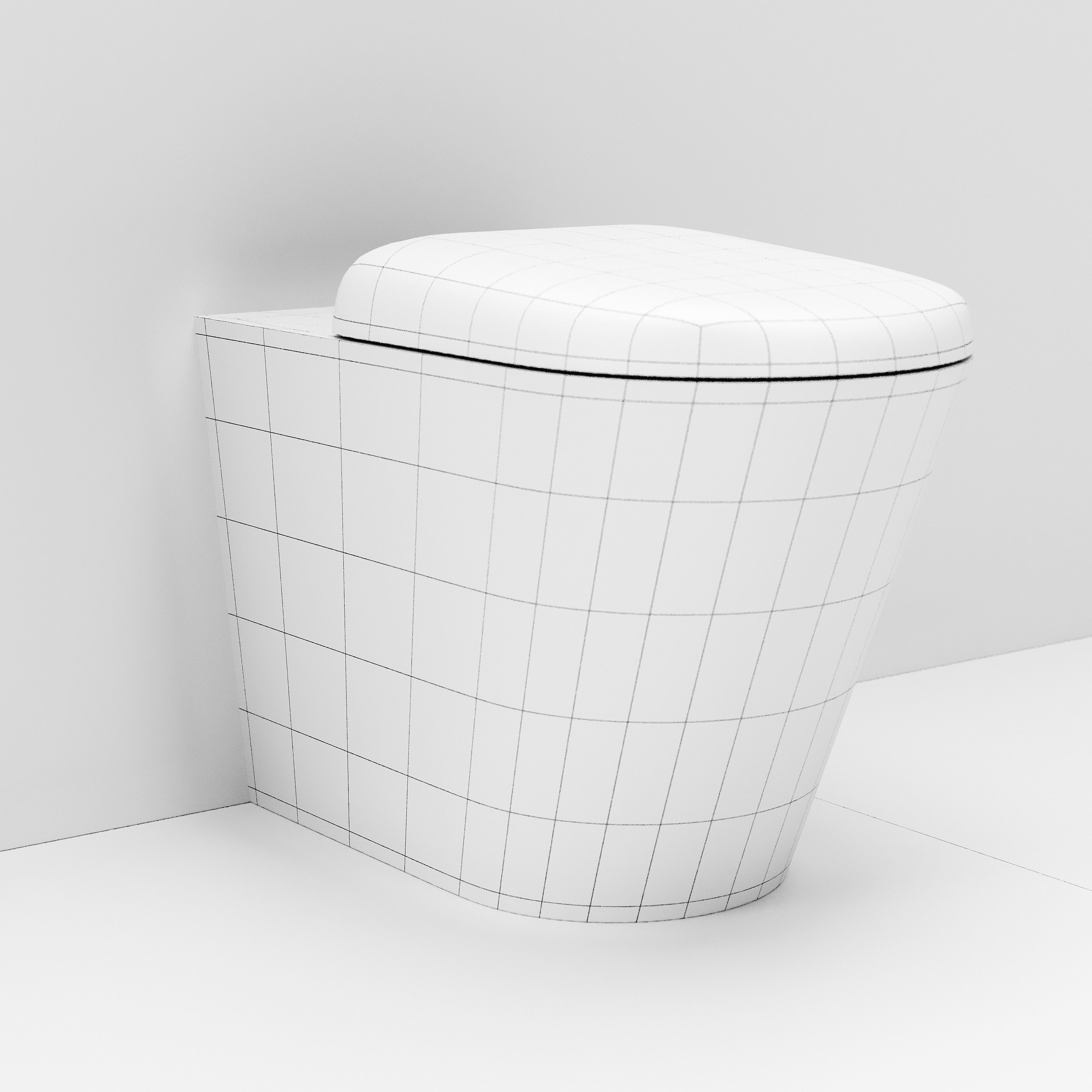 Stainless Steel WC 3D model_13