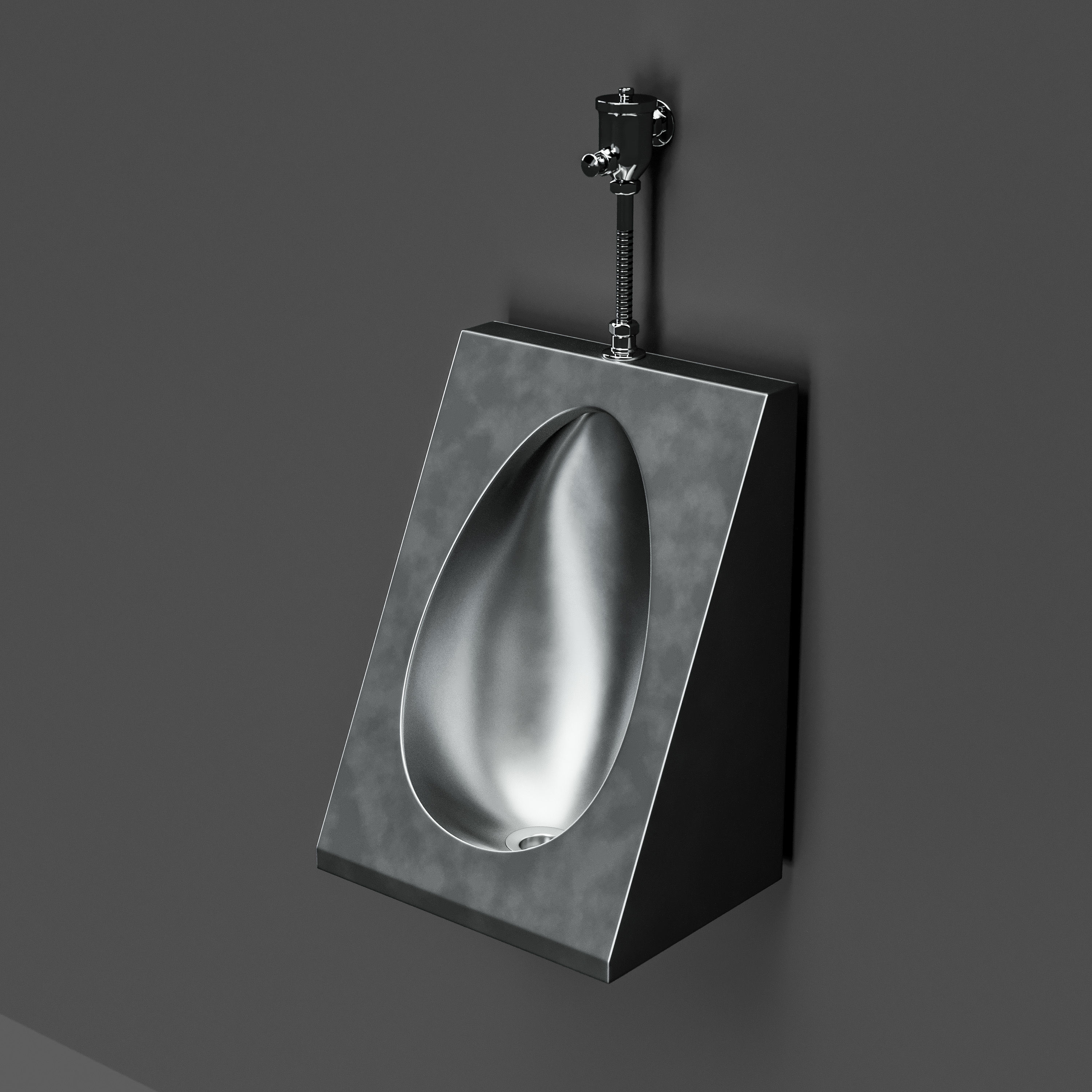 Stainless Steel WC 3D model_7