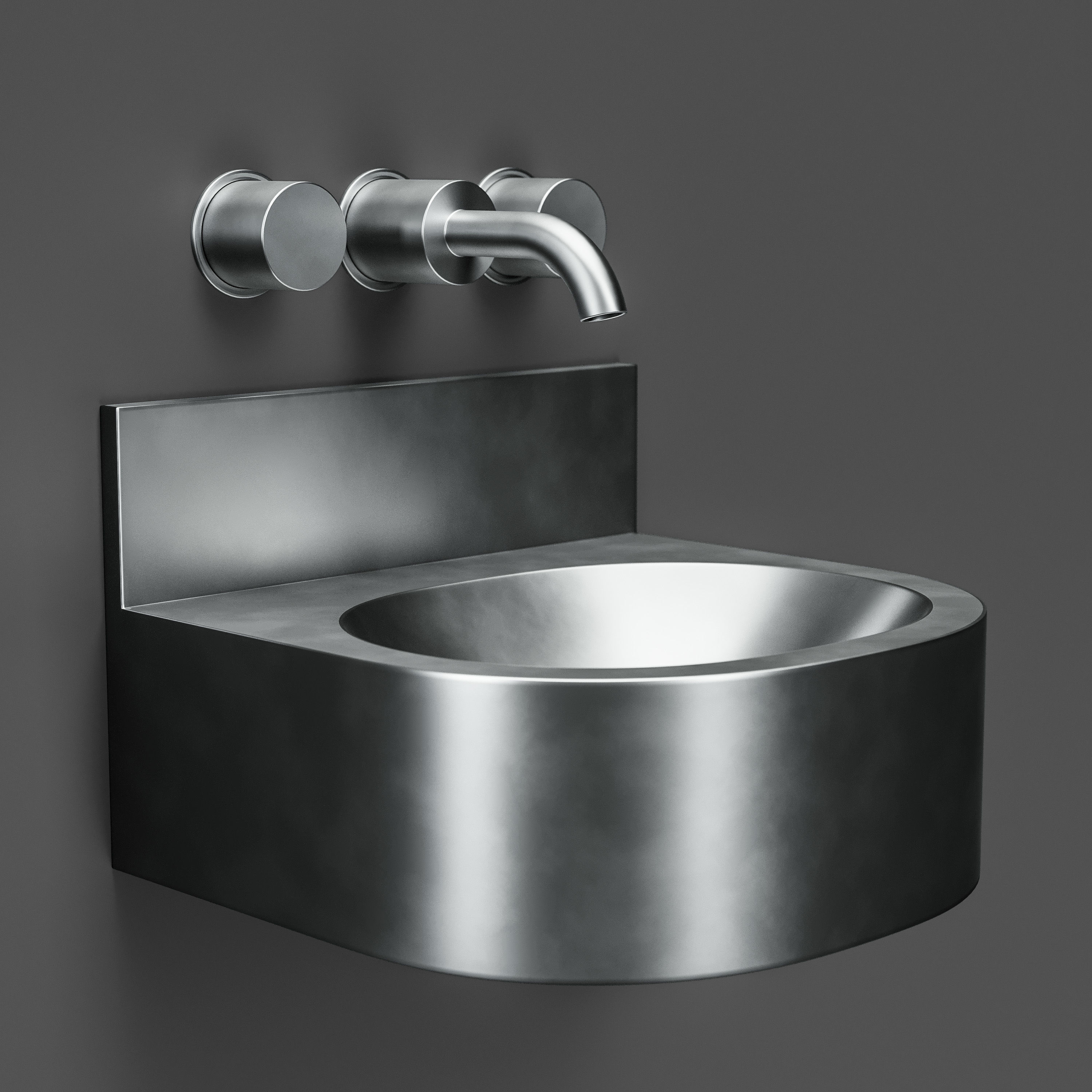 Stainless Steel WC 3D model_9