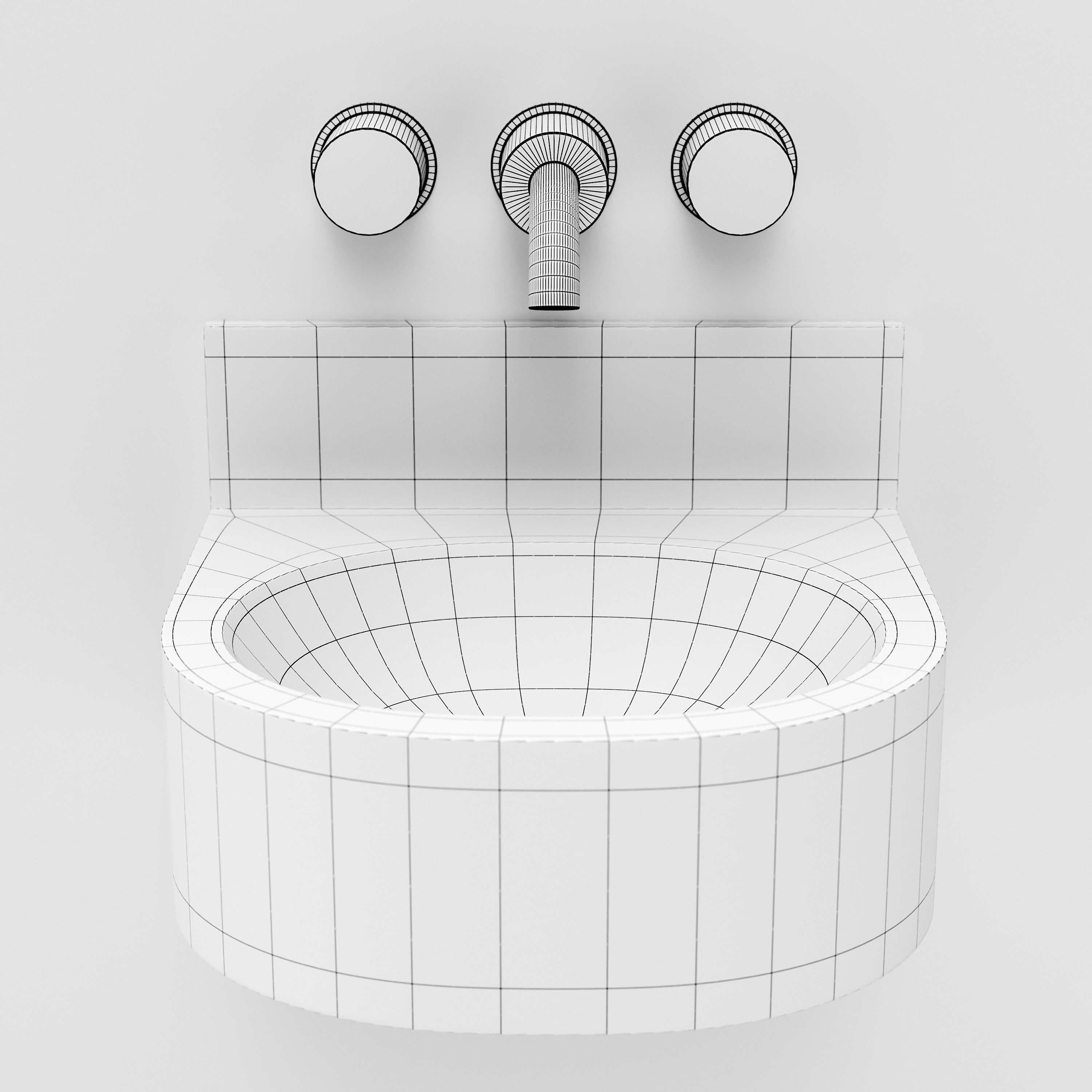 Stainless Steel WC 3D model_20