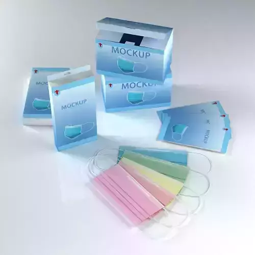 face mask box mask face mask