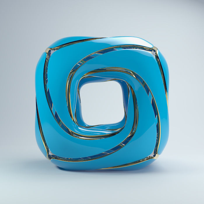 rounded cube 3D model_1