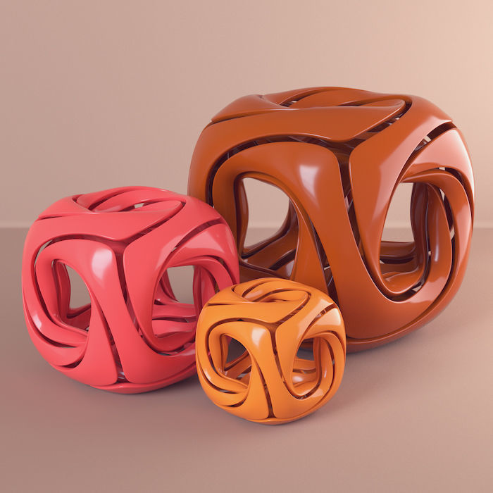 rounded cube 3D model_3