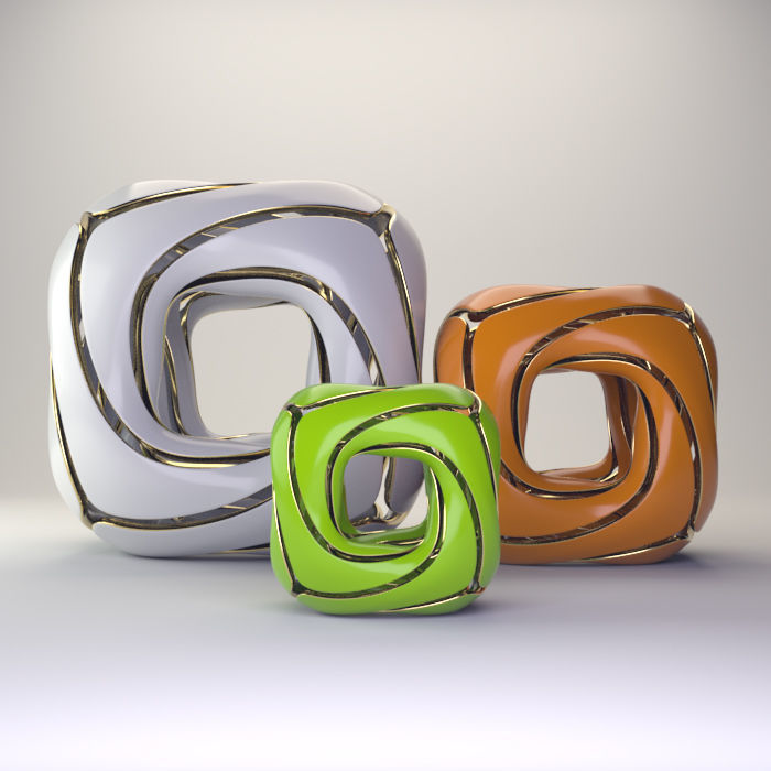 rounded cube 3D model_15