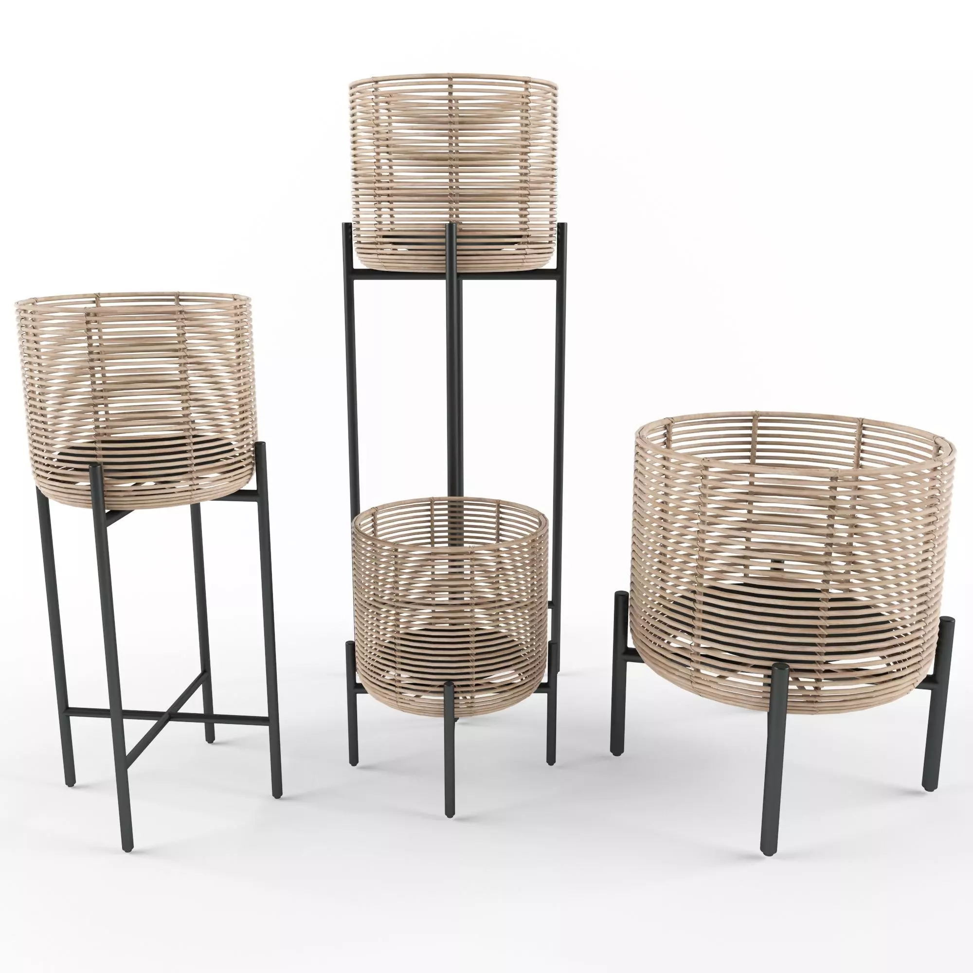 Vivi plant stand 3D model_0