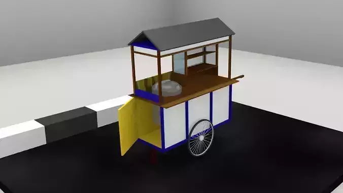 Cart Simple Free 3D model