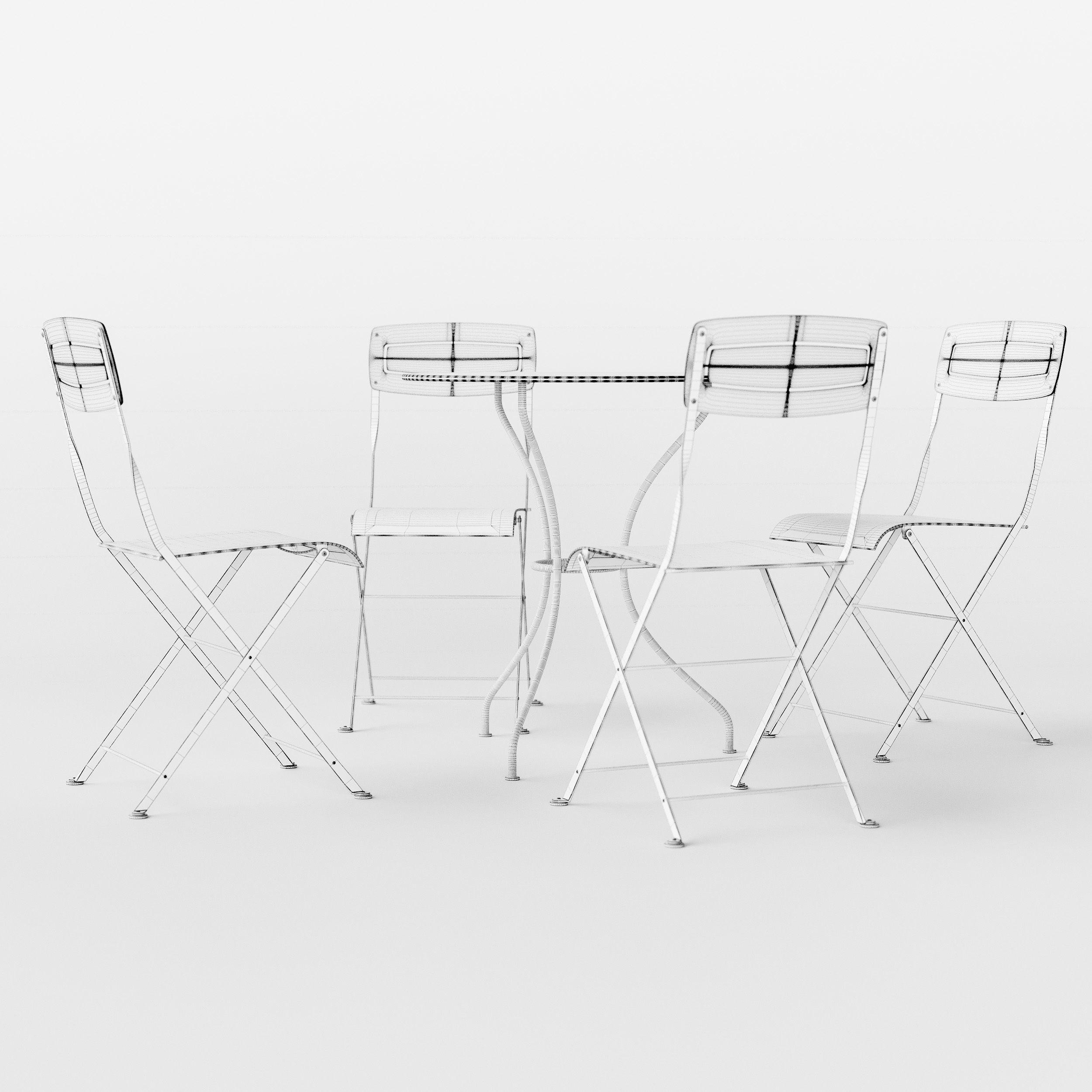 Fermob Slim and Opera Collection 3D model_22