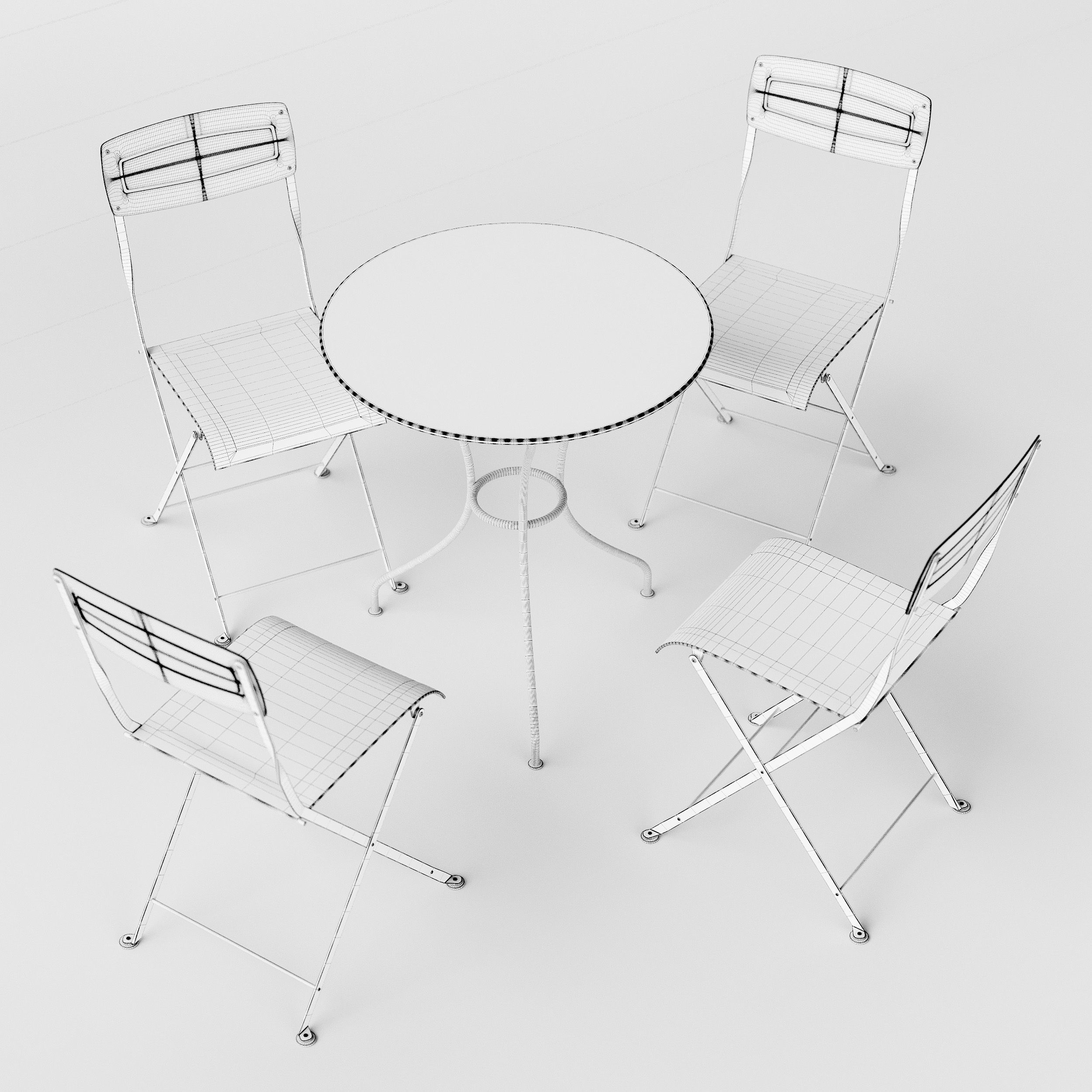 Fermob Slim and Opera Collection 3D model_23