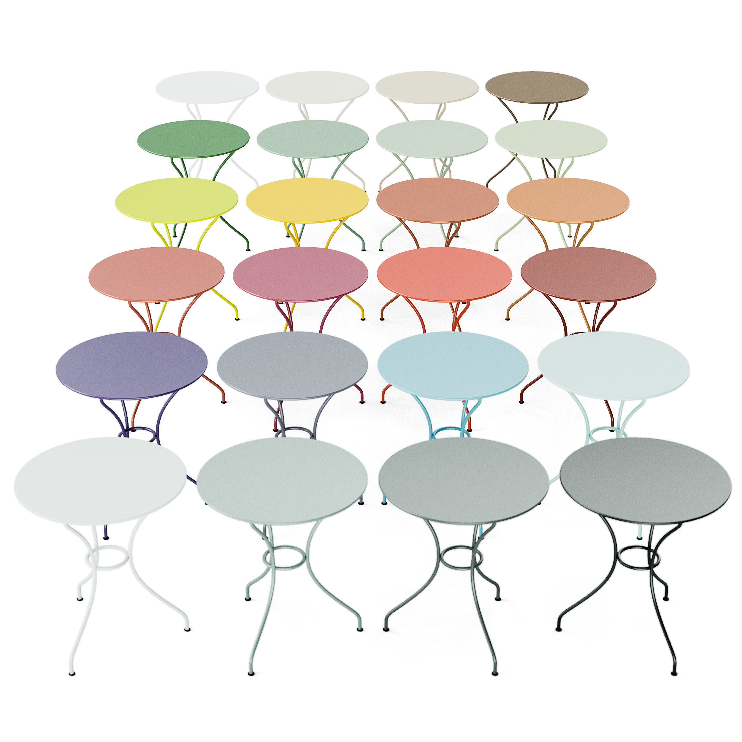 Fermob Slim and Opera Collection 3D model_5