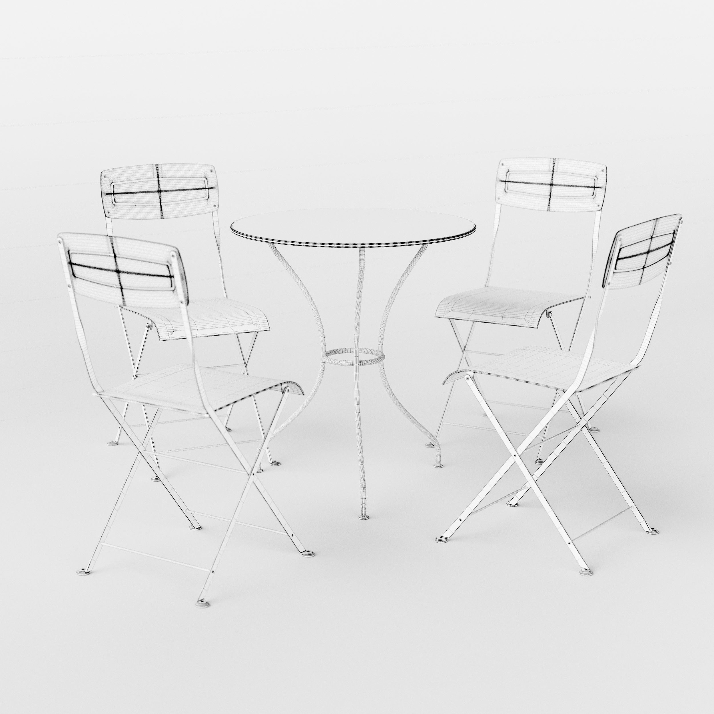 Fermob Slim and Opera Collection 3D model_24