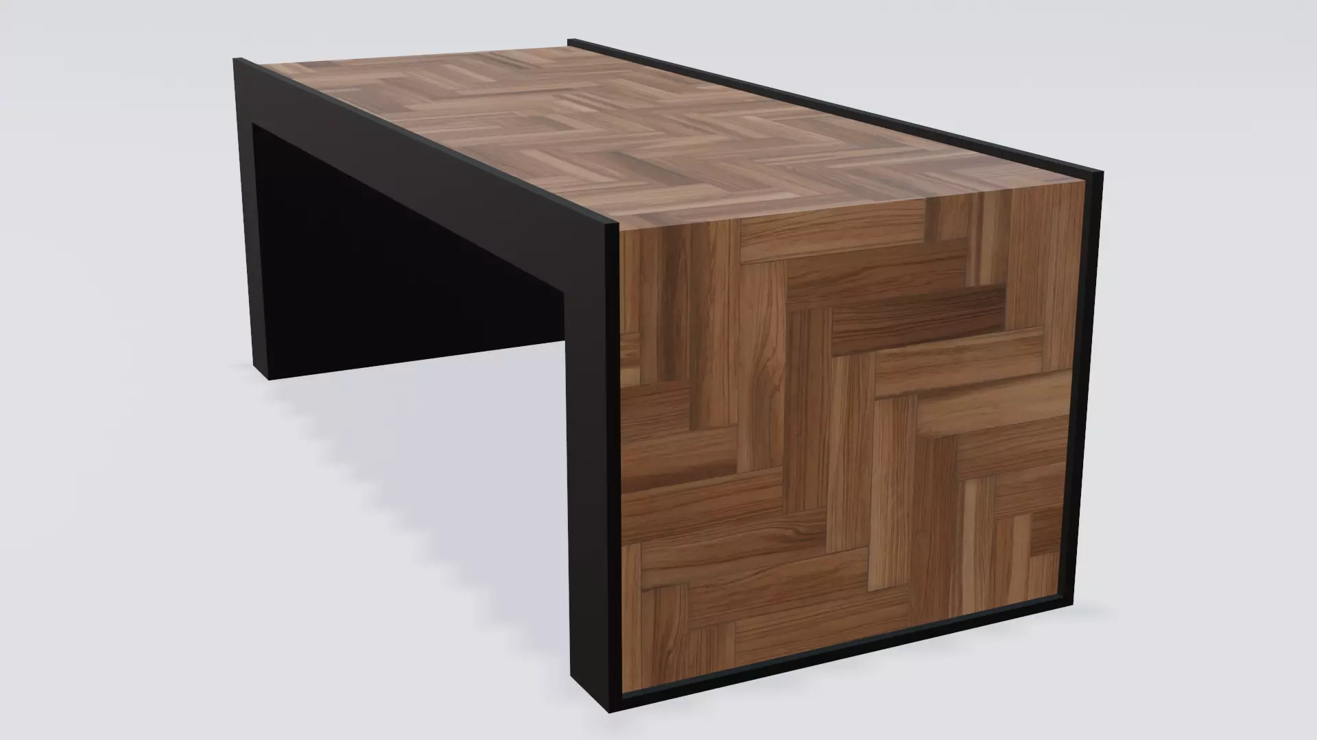 Modren table Low-poly 3D model