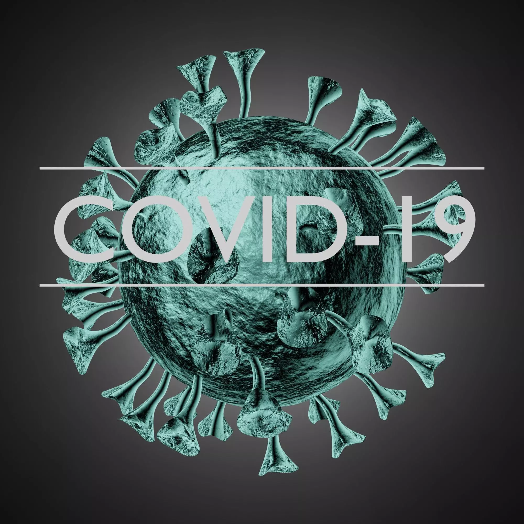 3d model virus for animation Low-poly 3D model_0