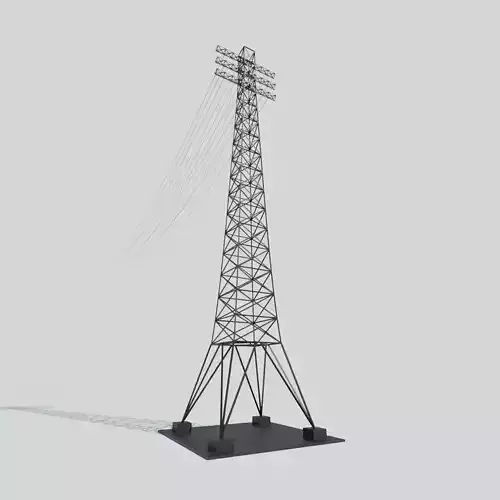 Power Line 3D model