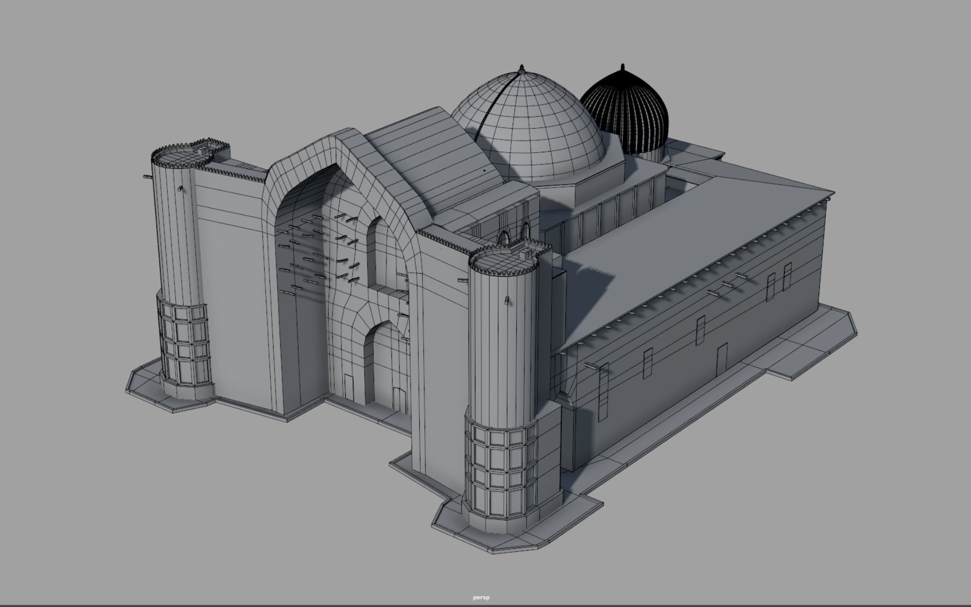 Akhmet Yassawi Mausoleum 3D model_5