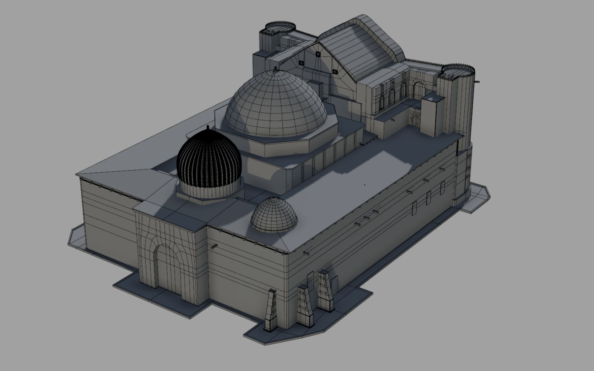 Akhmet Yassawi Mausoleum 3D model_6