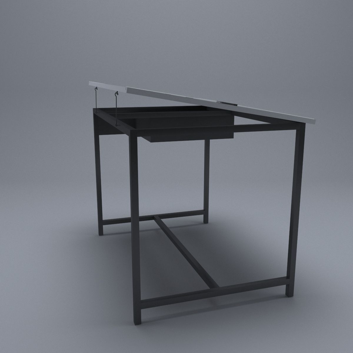 drafting table 3D model_2