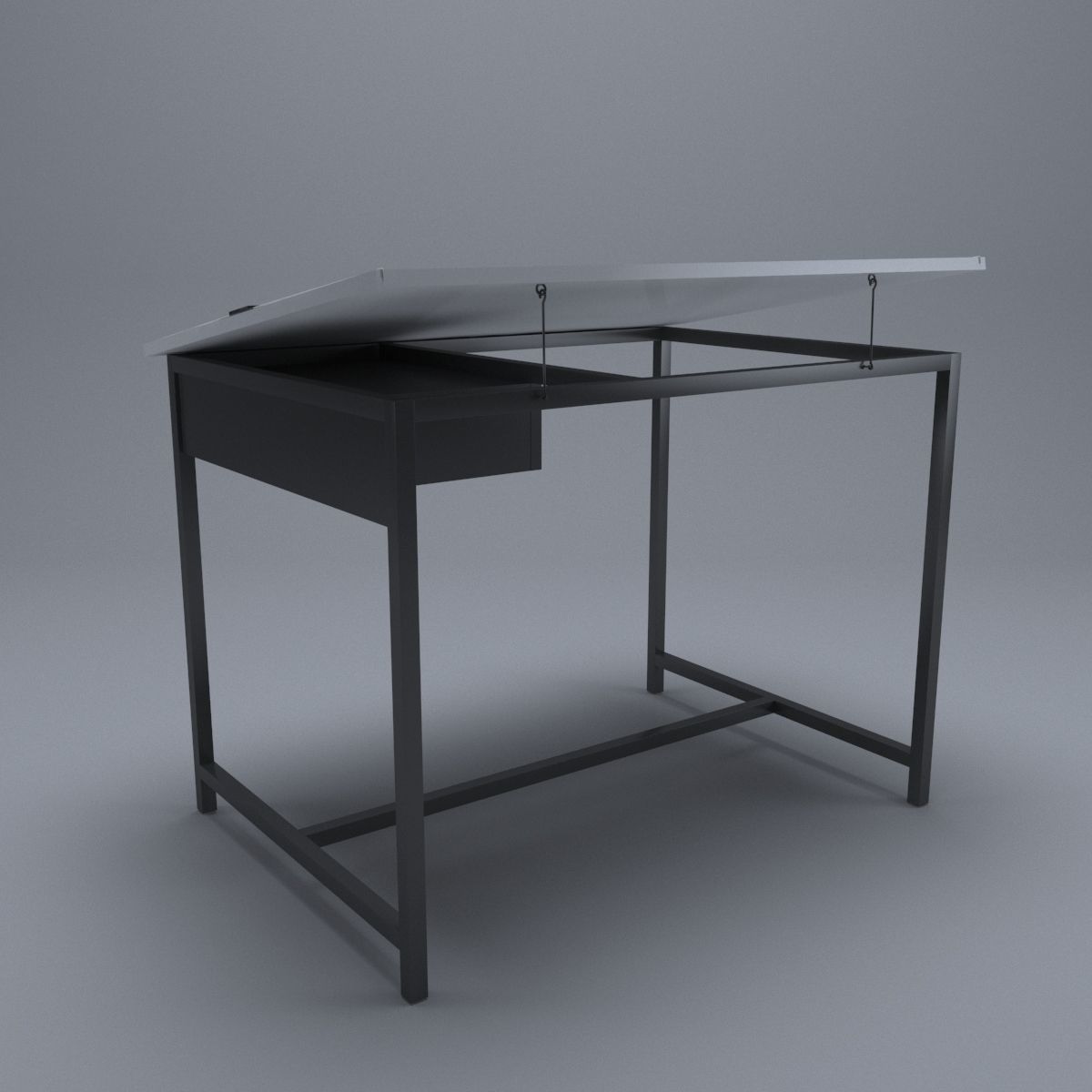 drafting table 3D model_4