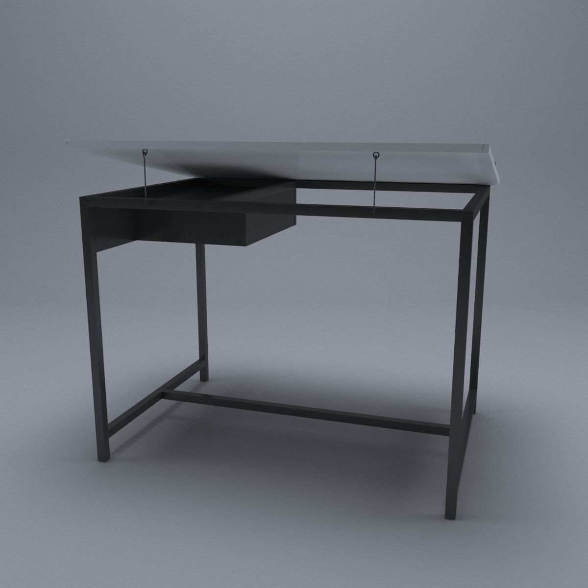 drafting table 3D model_3