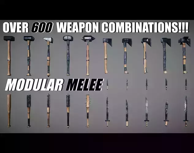Modular Melee - All Weapons Pack