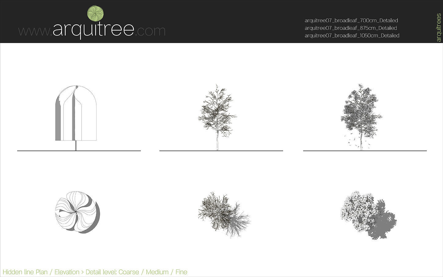 Revit scalable and detailed tree arquitree07 detailed 3D model_14