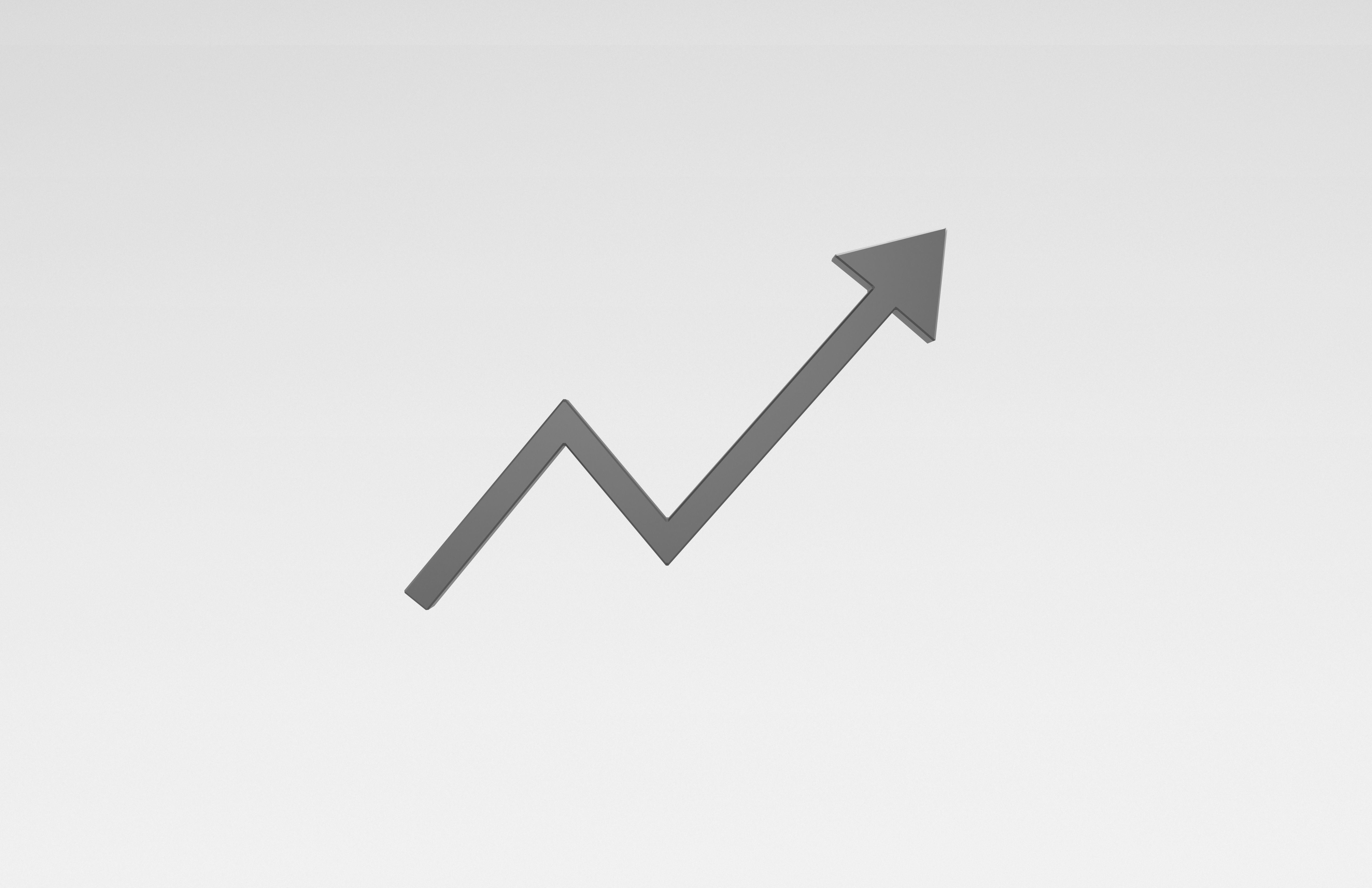 Stock Up Symbol v2 002 Low-poly 3D model_1