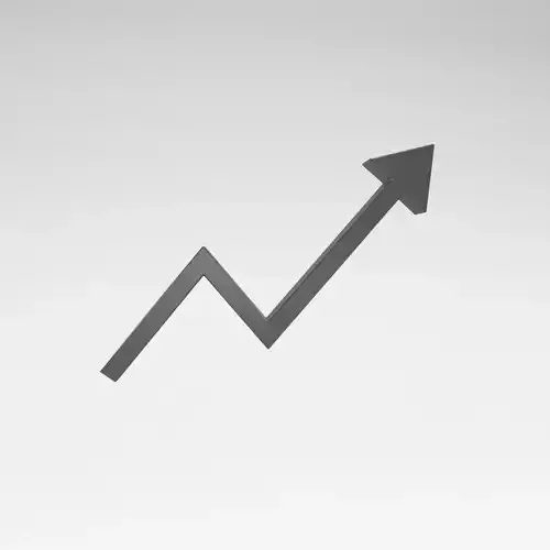 Stock Up Symbol v2 002 Low-poly 3D model