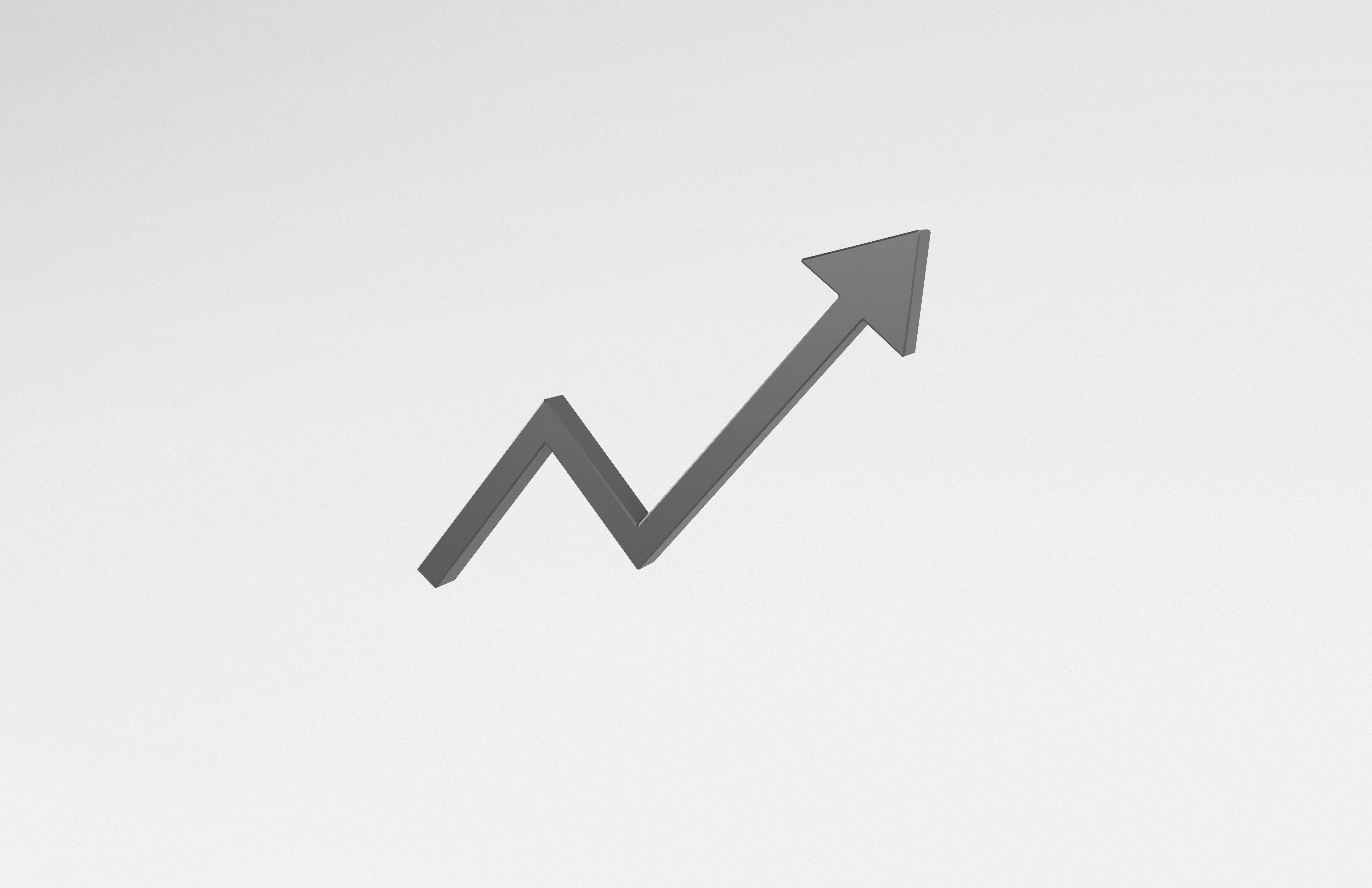 Stock Up Symbol v2 002 Low-poly 3D model_2