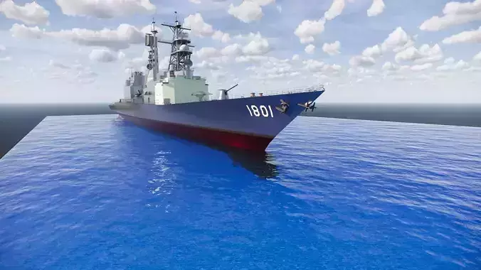 3D printable and Scalable  War Ship