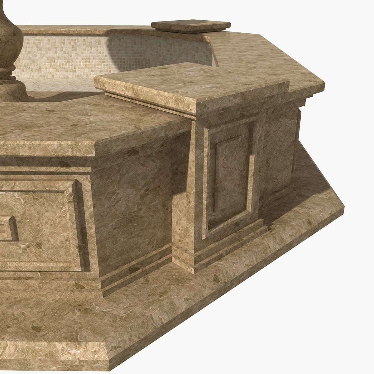 Fountain 07 3D model_4