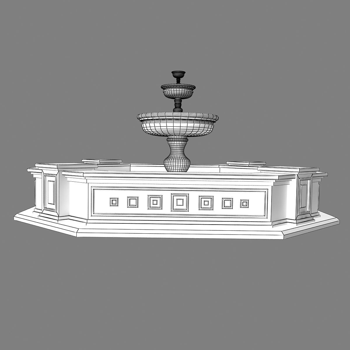 Fountain 07 3D model_12