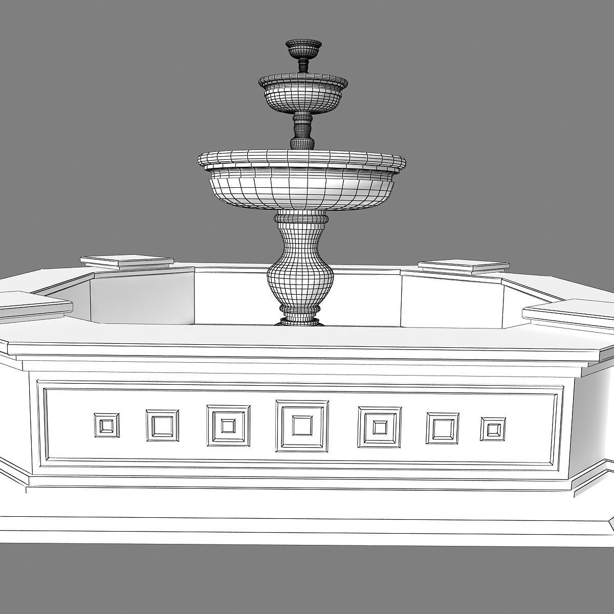 Fountain 07 3D model_16