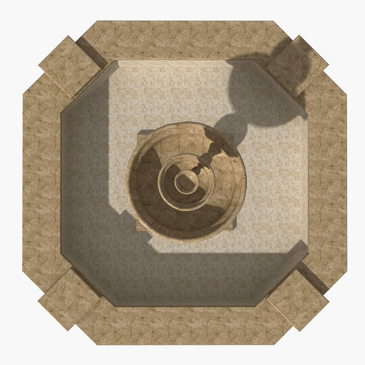 Fountain 07 3D model_6