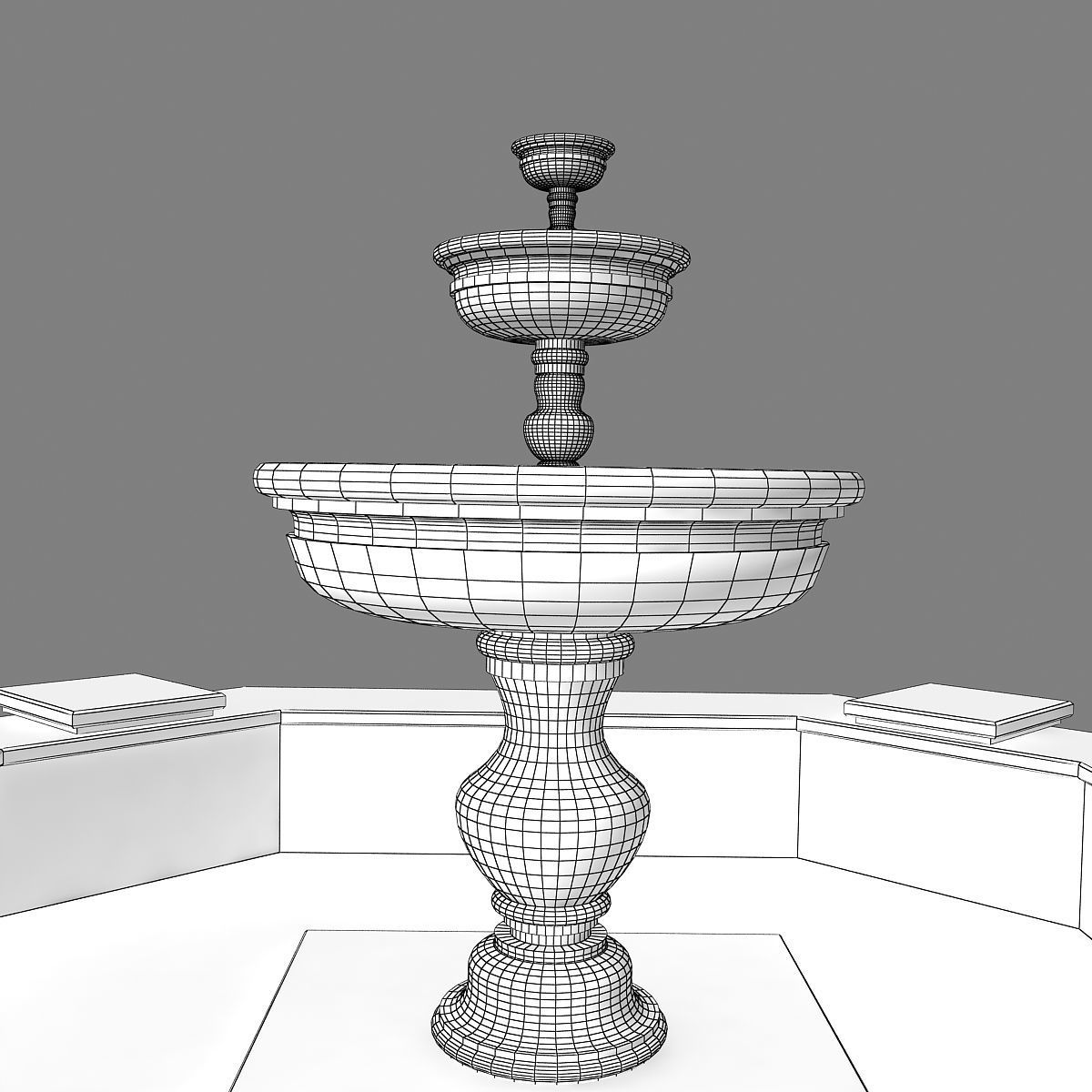 Fountain 07 3D model_13