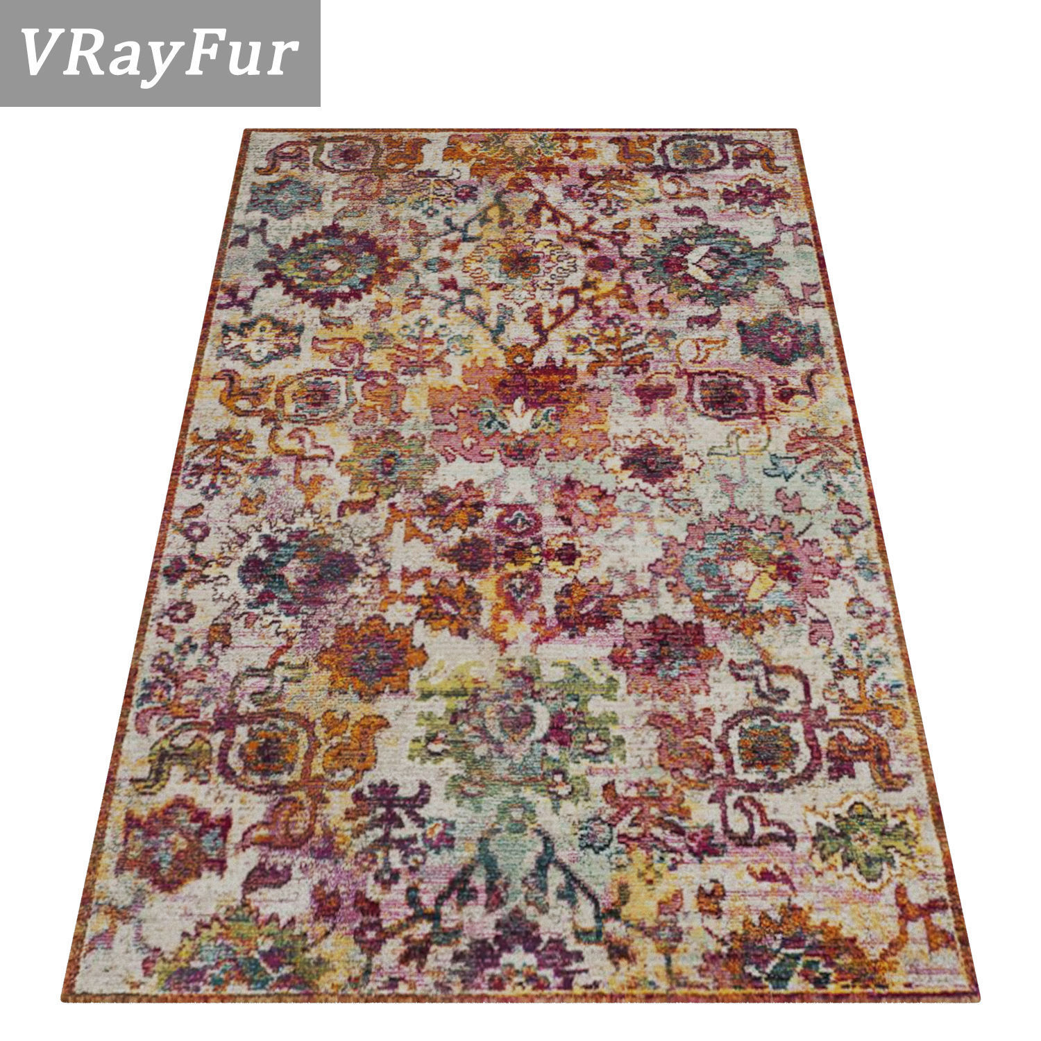 Rug Set 454 3D model_2