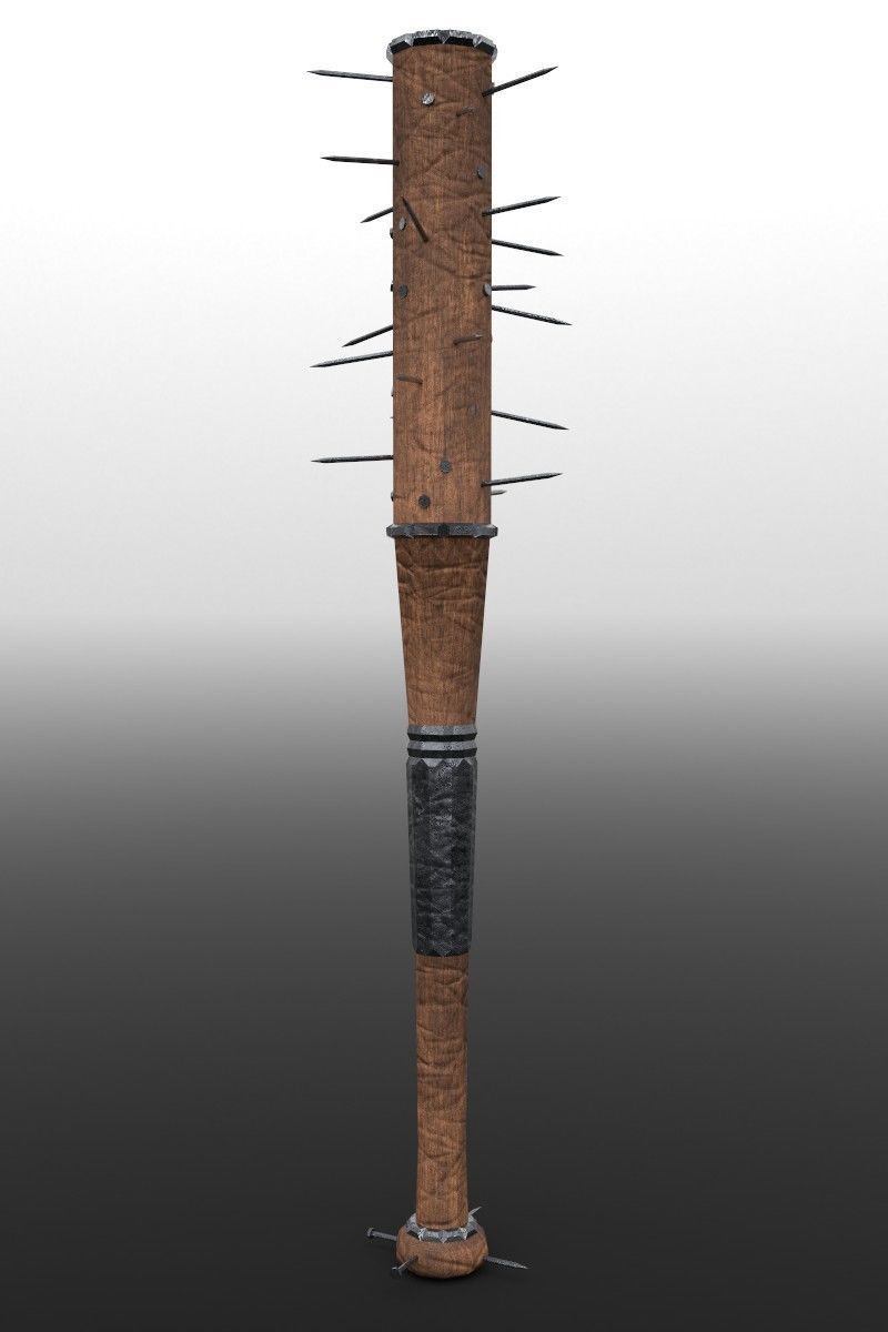 Modular Melee - Baseball Bat Pack Low-poly 3D model_7