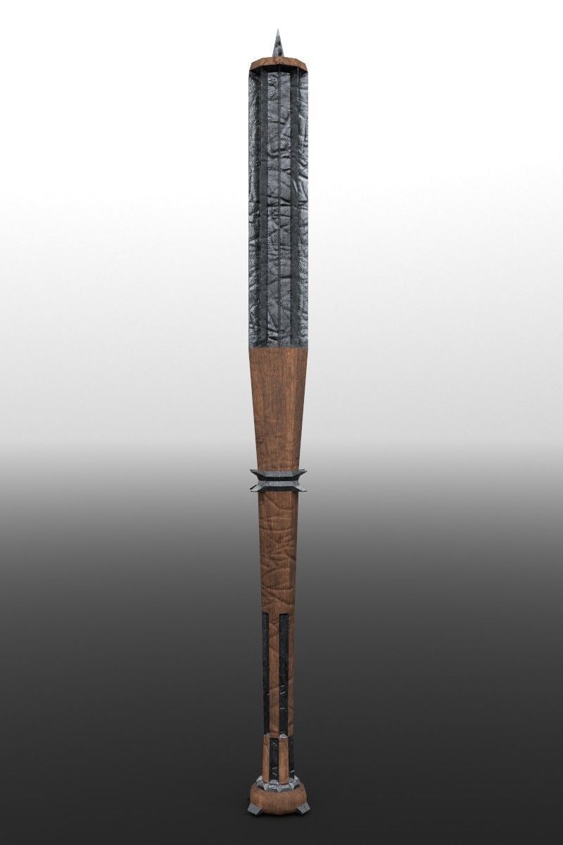 Modular Melee - Baseball Bat Pack Low-poly 3D model_5