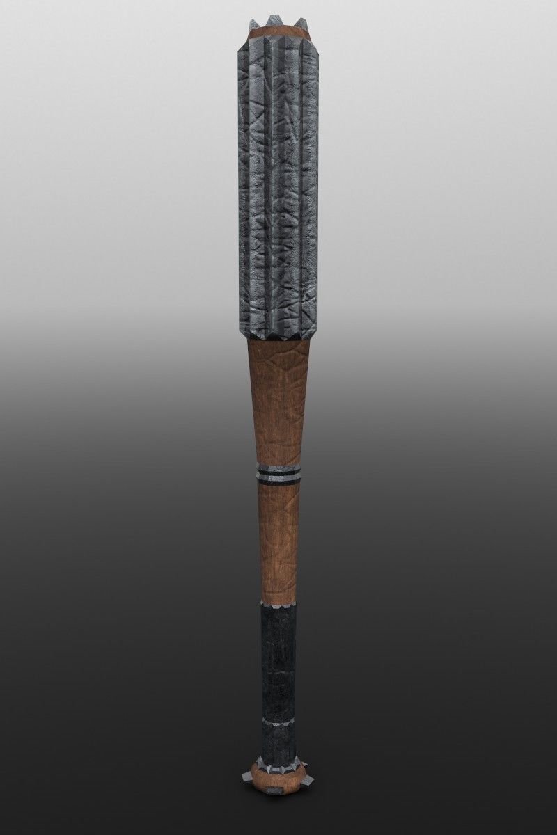 Modular Melee - Baseball Bat Pack Low-poly 3D model_4