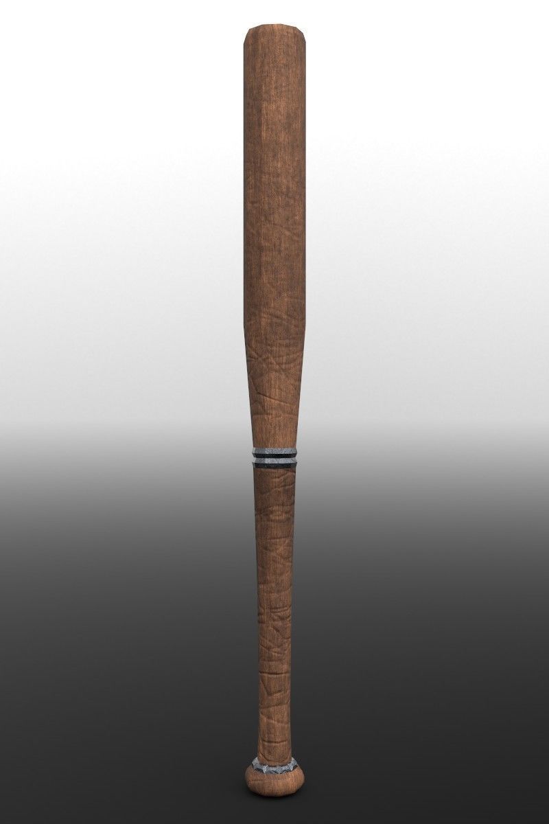 Modular Melee - Baseball Bat Pack Low-poly 3D model_3