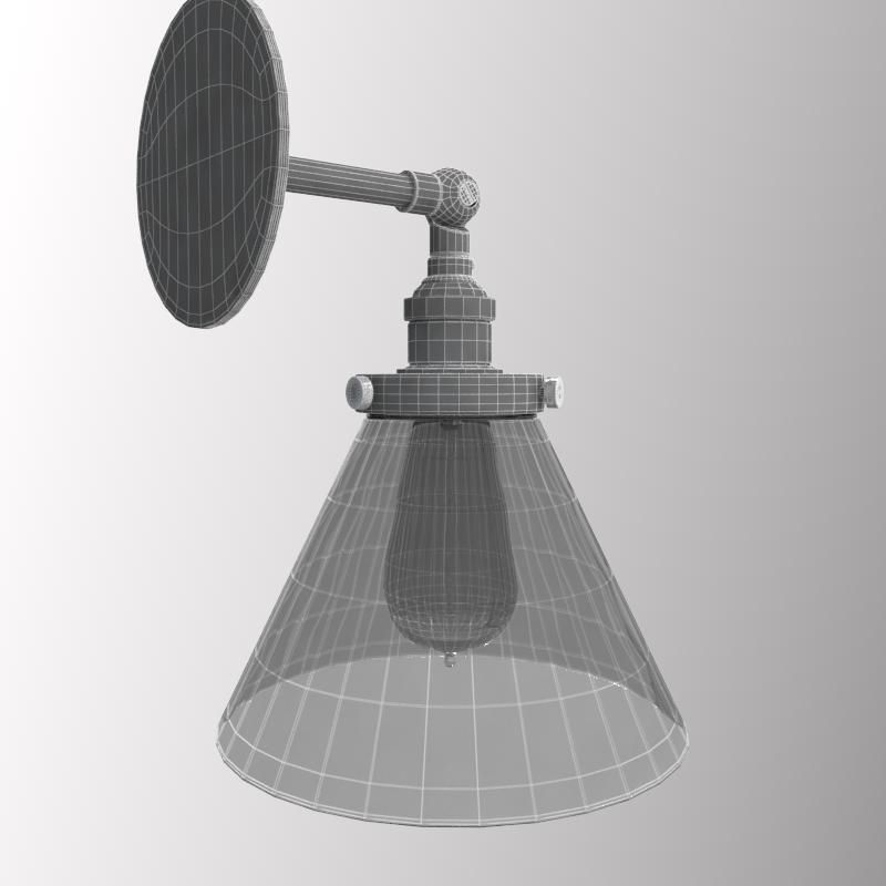 Vintage lamp 3D model_6
