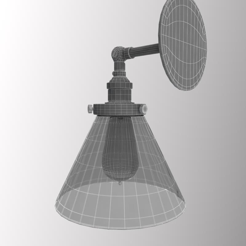 Vintage lamp 3D model_9