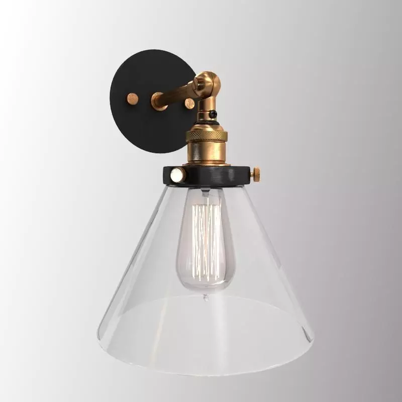 Vintage lamp 3D model_0