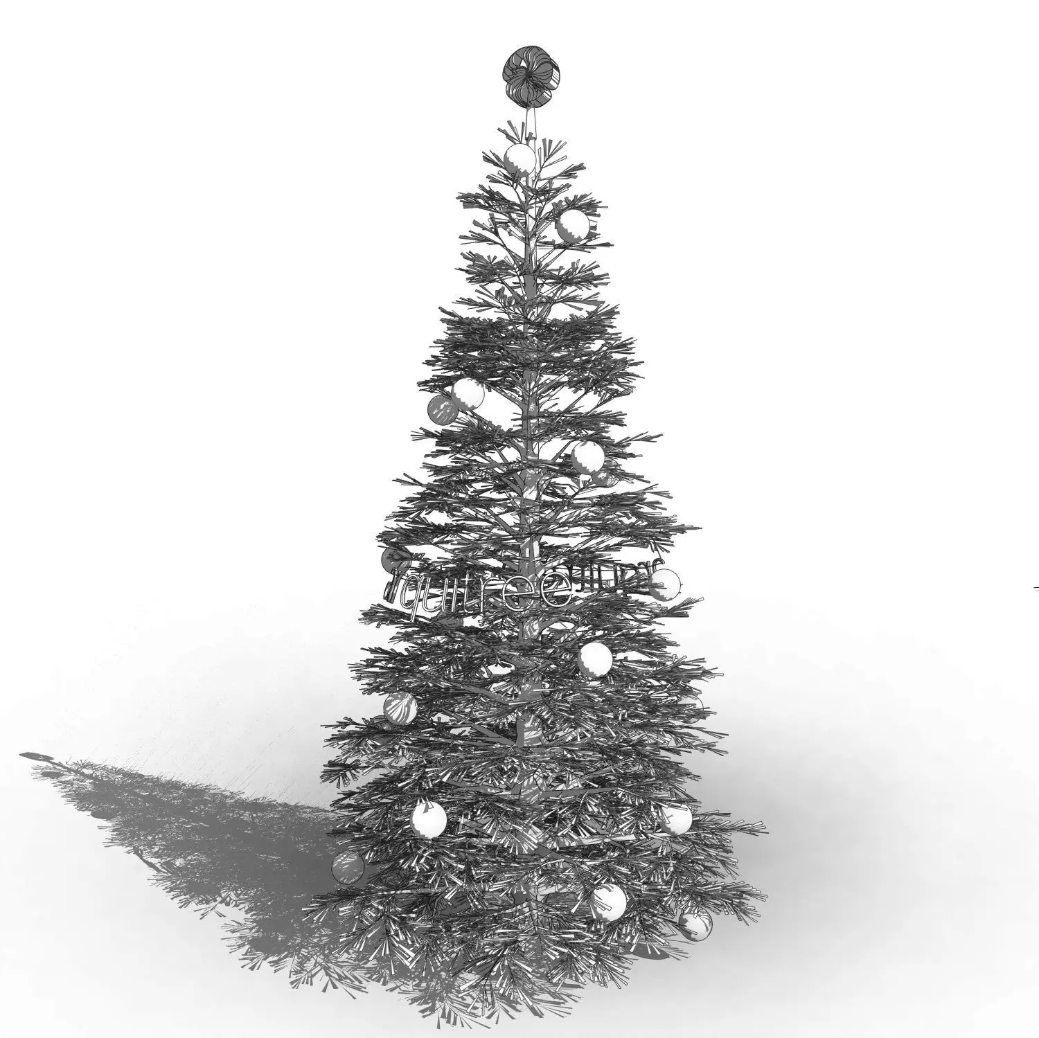 Revit scalable and detailed conifer tree arquitree01 Free 3D model