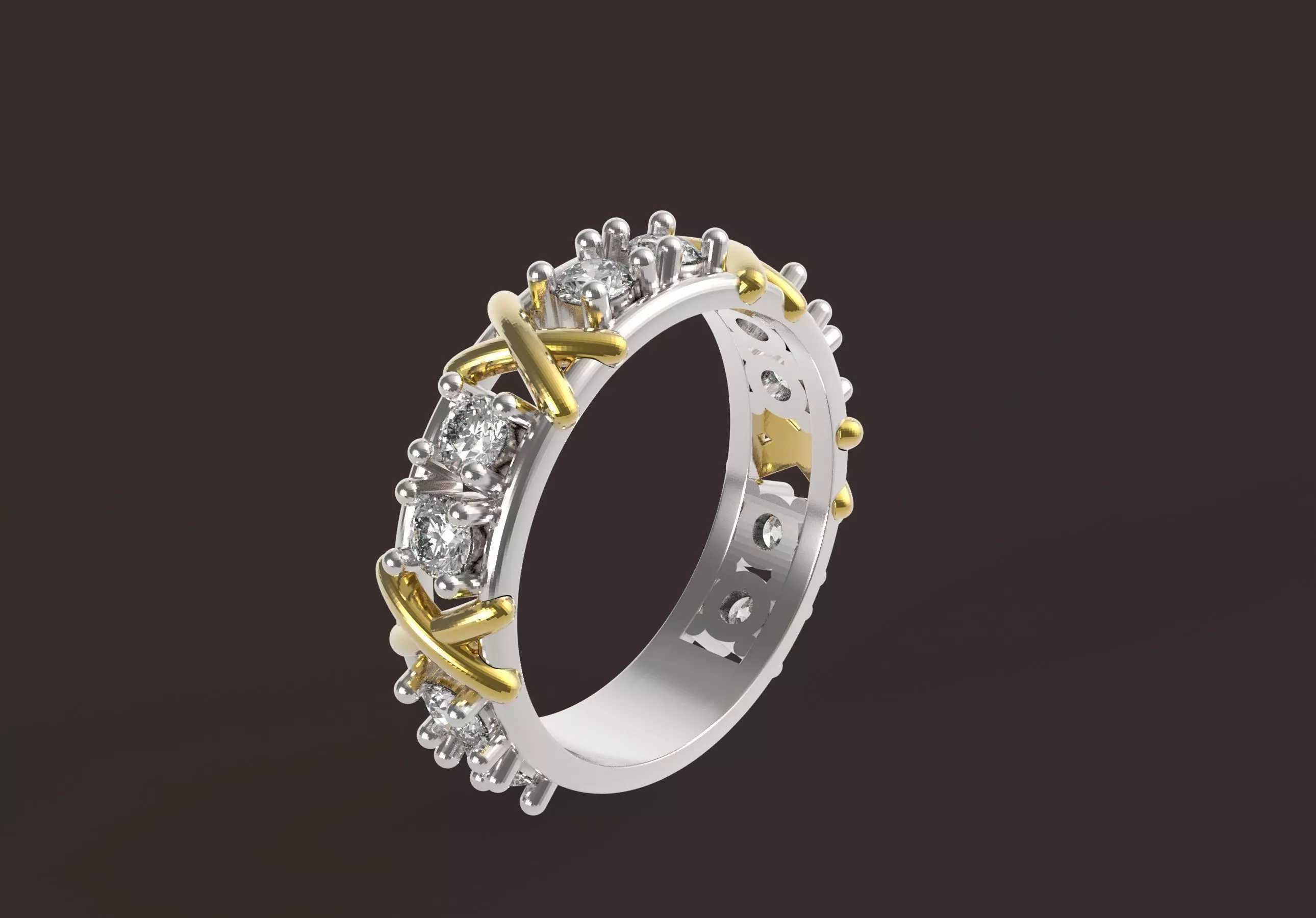 Charming ring 3D print model