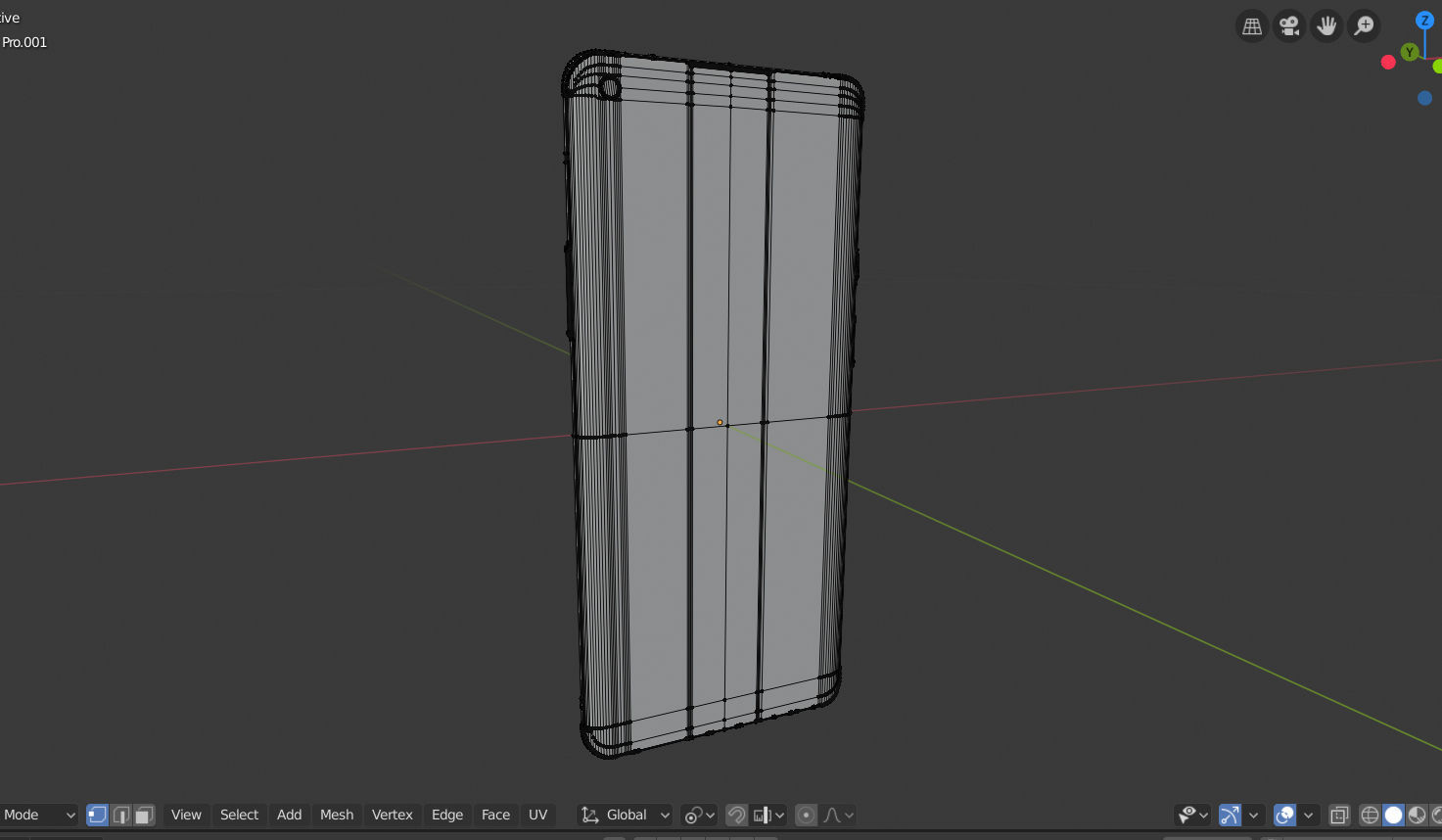 OnePlus 8 Pro In All Colors Low-poly 3D model_6