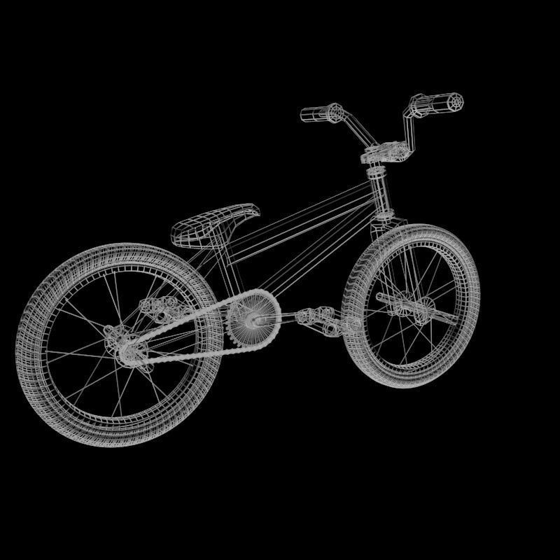  BMX bike 3D model_3