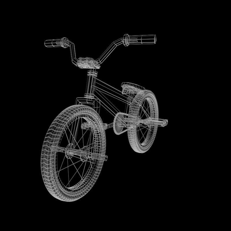  BMX bike 3D model_2