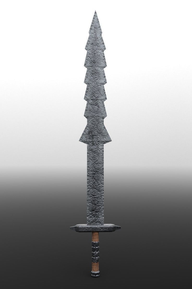 Modular Melee - Sword Pack Low-poly 3D model_7